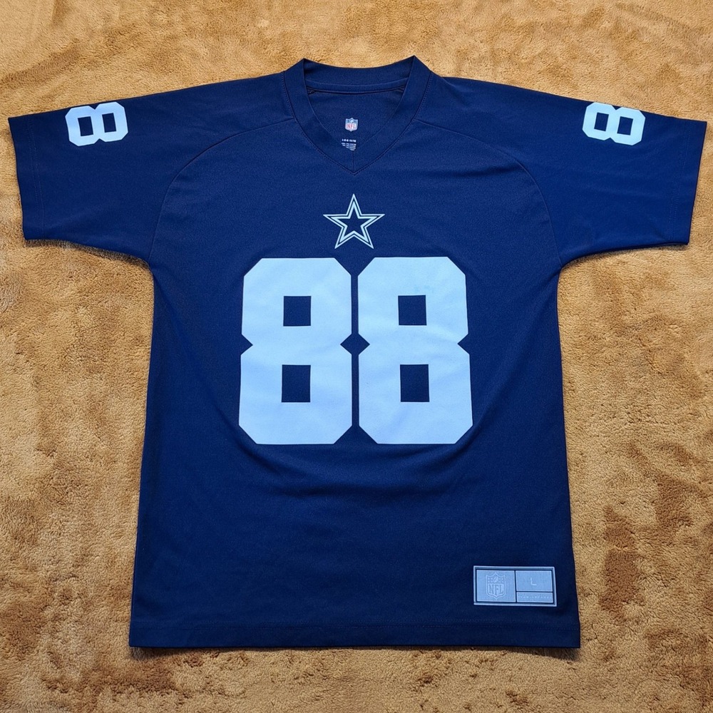 NFL Dallas Cowboys CeeDee Lamb Jersey Youth Large Navy Blue Excellent 88‎ Star